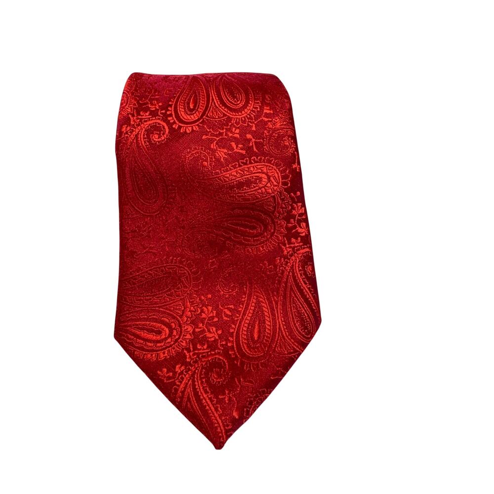 Men's Paisley Silk Blend Tie - Classic Elegant Design